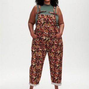 Lucy & Yak Organic Twill Original Dungaree Poppy Almond Collab